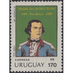 Uruguay 1280 1989 Bicentenario del nacimiento de Joaquín José de Silva MNH Uruguay 1280 1989 Bicentenario del nacimiento de Joaquín José de Silva MNH
