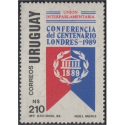 Uruguay 1281 1989 Centenario de la Unión Interparlamentaria MNH Uruguay 1281 1989 Centenario de la Unión Interparlamentaria MNH