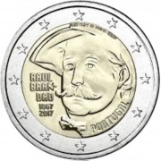 Portugal 2017 2 € euros conmemorativos Raul Brandão
