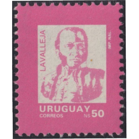 Uruguay 1287 1989 Serie Antigua Lavalleja MNH Uruguay 1287 1989 Serie Antigua Lavalleja MNH