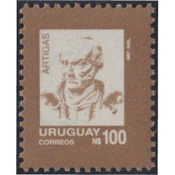 Uruguay 1292 1989 Serie Antigua Artigas MNH Uruguay 1292 1989 Serie Antigua Artigas MNH