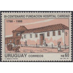 Uruguay 1293 1989 Bicentenario de la fundación del Hospital de la Caridad MNH Uruguay 1293 1989 Bicentenario de la fundación del Hospital de la Caridad MNH