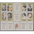 Uruguay 1299/306 1989 Artista de la Literatura Poetas y escritores  MNH