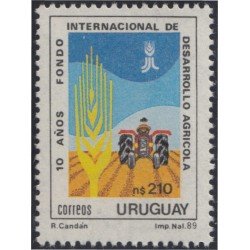 Uruguay 1307 1989 10º Aniversario de FIDA fundación para el desarrollo agrícola MNH Uruguay 1307 1989 10º Aniversario de FIDA fundación para el desarrollo agrícola MNH