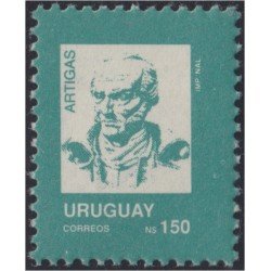 Uruguay 1312 1989 Serie antigua Artigas MNH Uruguay 1312 1989 Serie antigua Artigas MNH