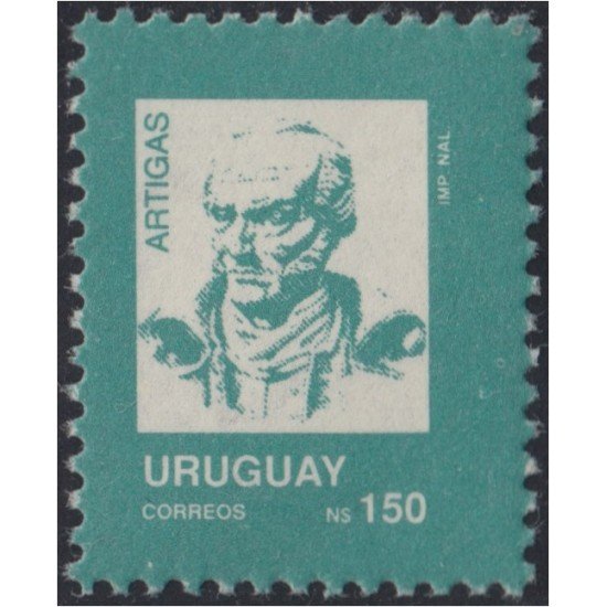 Uruguay 1312 1989 Serie antigua Artigas MNH Uruguay 1312 1989 Serie antigua Artigas MNH