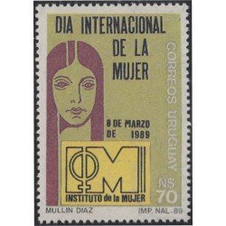 Uruguay 1314 1989 Día Internacional de la mujer MNH Uruguay 1314 1989 Día Internacional de la mujer MNH
