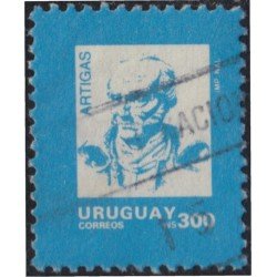 Uruguay 1315 1989 Serie antigua Artigas Usado Uruguay 1315 1989 Serie antigua Artigas Usado