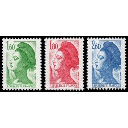 France Francia 2219/21 1982 Libertad MNH
