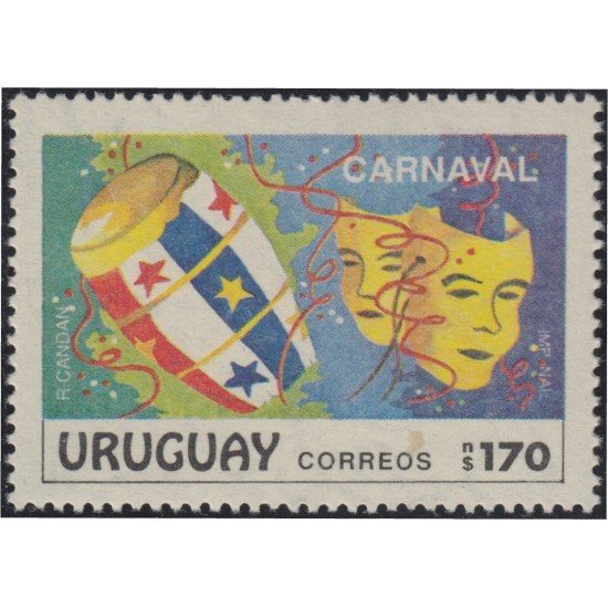 Uruguay 1343 1990 Carnaval MNH Uruguay 1343 1990 Carnaval MNH
