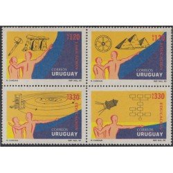 Uruguay 1348/51 1991 Educación clave del conocimiento MNH Uruguay 1348/51 1991 Educación clave del conocimiento MNH