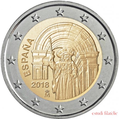 España 2018 2 € euros conmemorativos Santiago de Compostela 