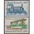 Uruguay 1359/60 1991 Primera locomotora 1869 MNH