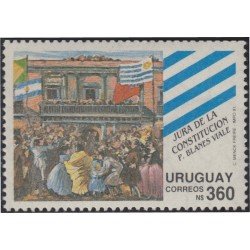 Uruguay 1362 1991 Jura de la Constitución F. Blanes Viale MNH Uruguay 1362 1991 Jura de la Constitución F. Blanes Viale MNH