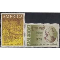 Uruguay 1367/68 1991 América UPAEP MNH Uruguay 1367/68 1991 América UPAEP MNH