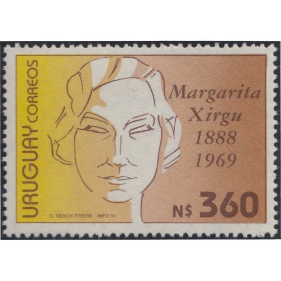 Uruguay 1370 1991 Homenaje a Margarita Xirgu MNH Uruguay 1370 1991 Homenaje a Margarita Xirgu MNH