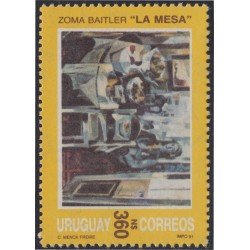 Uruguay 1387 1991 Arte Obra de Zoma Baitler MNH Uruguay 1387 1991 Arte Obra de Zoma Baitler MNH