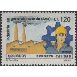 Uruguay 1388 1991 Exportación Mano de obra uruguaya MNH Uruguay 1388 1991 Exportación Mano de obra uruguaya MNH