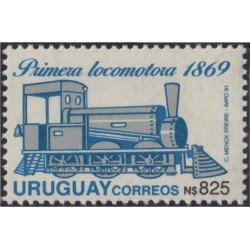 Uruguay 1395 1991 Primera locomotora 1869 MNH