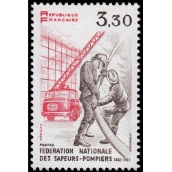 France Francia 2233 1982 100 aniv. de la Fed. nacional de Bomberos MNH