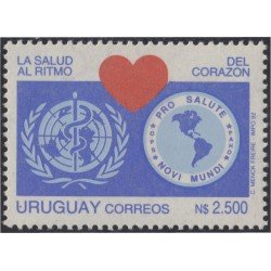 Uruguay 1402 1992  Día mundial de la salud MNH