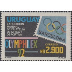 Uruguay 1403 1992 Olimphilex 92 Exposición mundial de filatelia olímpica y deportiva en Barcelona MNH