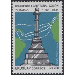 Uruguay 1410 1992 Centenario del monumento a Cristóbal Colón MNH Uruguay 1410 1992 Centenario del monumento a Cristóbal Colón MNH