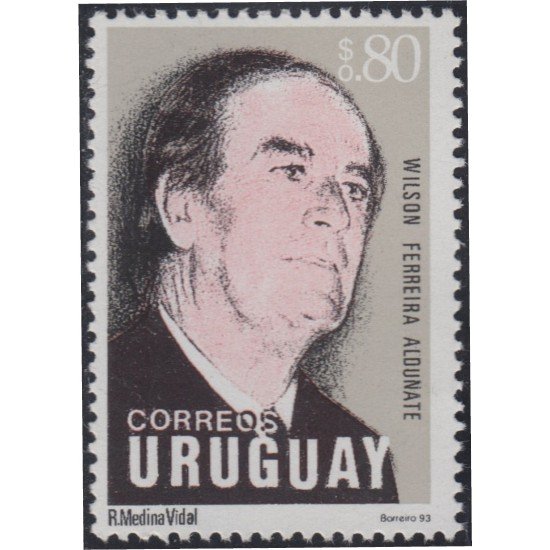 Uruguay 1428 1993 Homenaje a Wilson Ferreira Aldunate MNH Uruguay 1428 1993 Homenaje a Wilson Ferreira Aldunate MNH