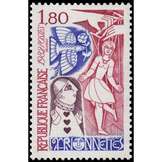 France Francia 2235 1982 Marionetas MNH