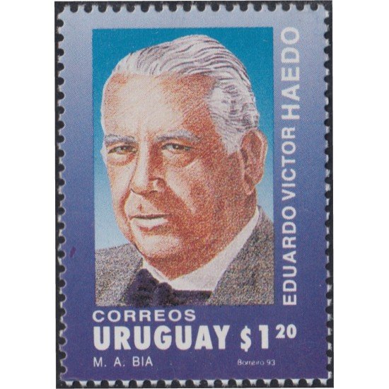 Uruguay 1452 1993 Homenaje a Eduardo Víctor Haedo MNH Uruguay 1452 1993 Homenaje a Eduardo Víctor Haedo MNH