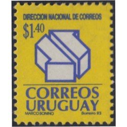 Uruguay 1457 1993 Logo de la Dirección Nacional de Correos MNH