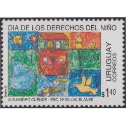 Uruguay 1458 1993 Día de los derechos del niño MNH