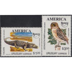 Uruguay 1463/64 1993 América Upae Animales MNH