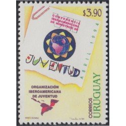 Uruguay 1468 1994 VII Conferencia iberoamericana de  Ministros de juventud MNH