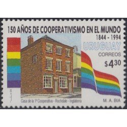 Uruguay 1473 1994 Casa de la primera cooperativa MNH