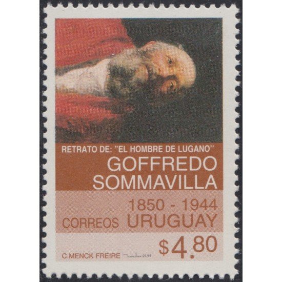 Uruguay 1476 1994 Goffredo Sommavilla Obra del artista MNH Uruguay 1476 1994 Goffredo Sommavilla Obra del artista MNH