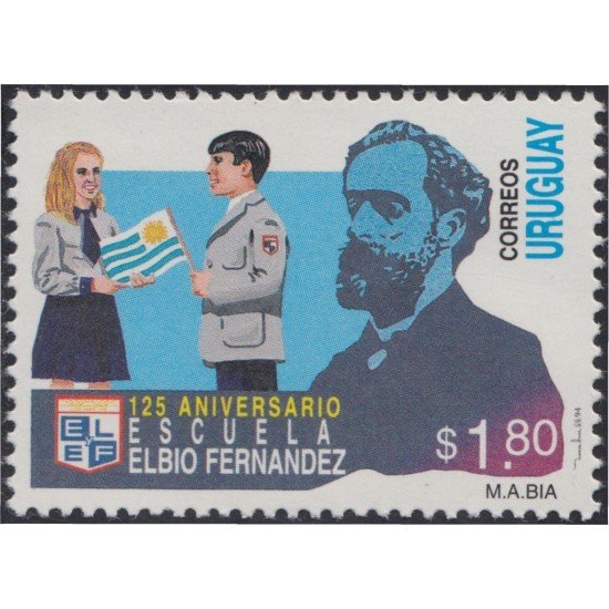 Uruguay 1480 1994 125º Aniversario de la fundación de la Escuela Elbio Fernández MNH Uruguay 1480 1994 125º Aniversario de la fundación de la Escuela Elbio Fernández MNH