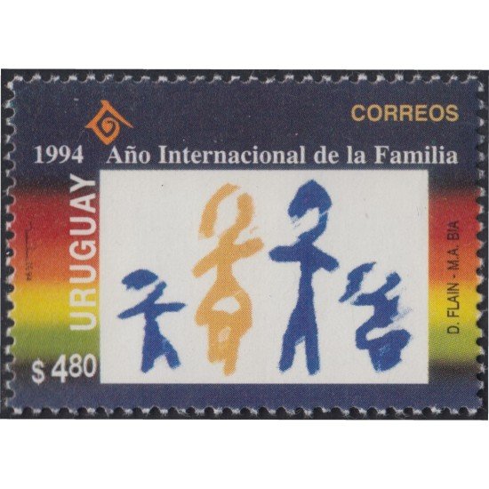 Uruguay 1482 1994 Año Internacional de la familia  MNH