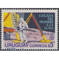 Uruguay 1484 1994 25º Aniversario de la llegada del hombre a la luna MNH Uruguay 1484 1994 25º Aniversario de la llegada del hombre a la luna MNH