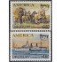 Uruguay 1487/88 1994 América UPAEP Caballos Horses Vapor Barco Ship MNH