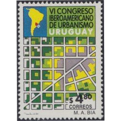 Uruguay 1489 1994 VI Congreso Iberoamericano de Urbanismo MNH Uruguay 1489 1994 VI Congreso Iberoamericano de Urbanismo MNH