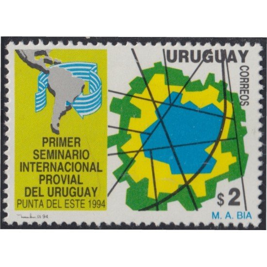 Uruguay 1492 1994 I Seminario internacional de Provial de Uruguay MNH Uruguay 1492 1994 I Seminario internacional de Provial de Uruguay MNH