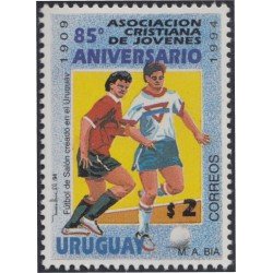 Uruguay 1497 1994 85º Aniversario de Asociación Cristiana de jóvenes MNH Uruguay 1497 1994 85º Aniversario de Asociación Cristiana de jóvenes MNH
