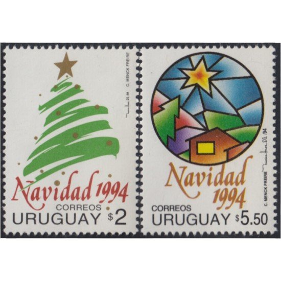Uruguay 1499AB 1994 Navidad Chritsmas MNH Uruguay 1499AB 1994 Navidad Chritsmas MNH