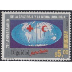 Uruguay 1499C 1994 75º Aniversario de la Cruz Roja MNH Uruguay 1499C 1994 75º Aniversario de la Cruz Roja MNH