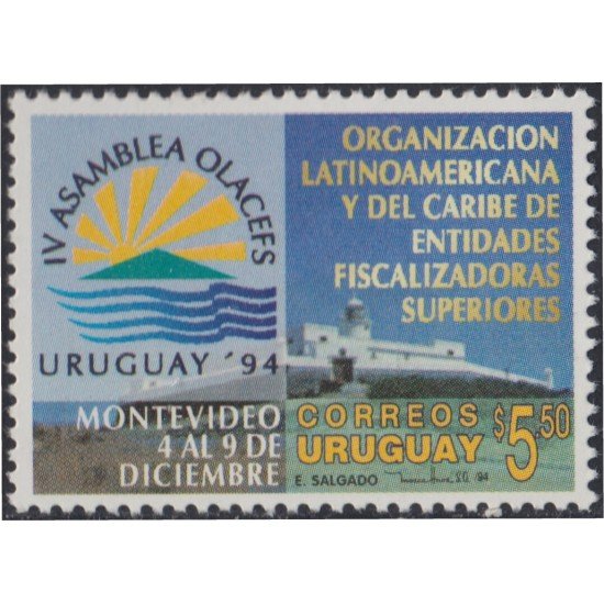 Uruguay 1499D 1994 IV Asamblea de la Organización Latinoamericana y del Caribe de entidades fiscalizadoras superiores MNH Uruguay 1499D 1994 IV Asamblea de la Organización Latinoamericana y del Caribe de entidades fiscalizadoras superiores MNH