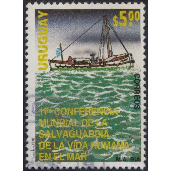 Uruguay 1500 1995 17º Conference mundial de la salvaguardia d la vida humana en el mar Usado Uruguay 1500 1995 17º Conference mundial de la salvaguardia d la vida humana en el mar Usado