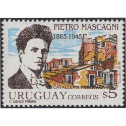 Uruguay 1507 1995 Pietro Mascagni compositor italiano MNH Uruguay 1507 1995 Pietro Mascagni compositor italiano MNH