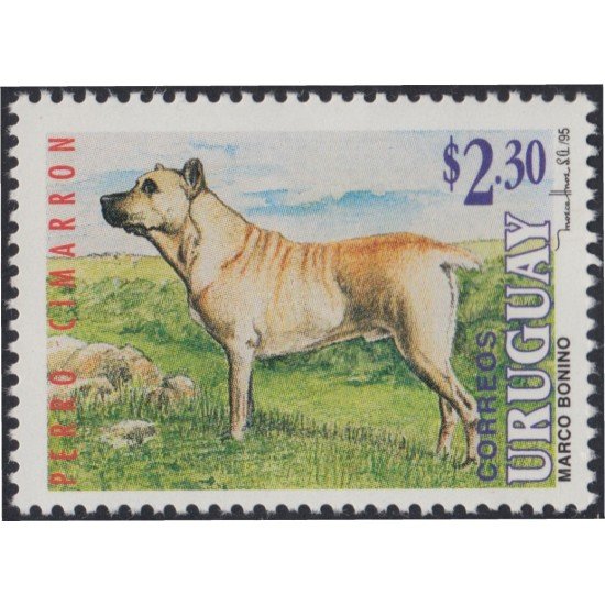 Uruguay 1508 1995 Fauna indígena Perro cimarrón Dog MNH Uruguay 1508 1995 Fauna indígena Perro cimarrón Dog MNH