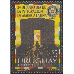 Uruguay 1519 1995 90º Aniversario de Rotary Club International MNH Uruguay 1519 1995 90º Aniversario de Rotary Club International MNH